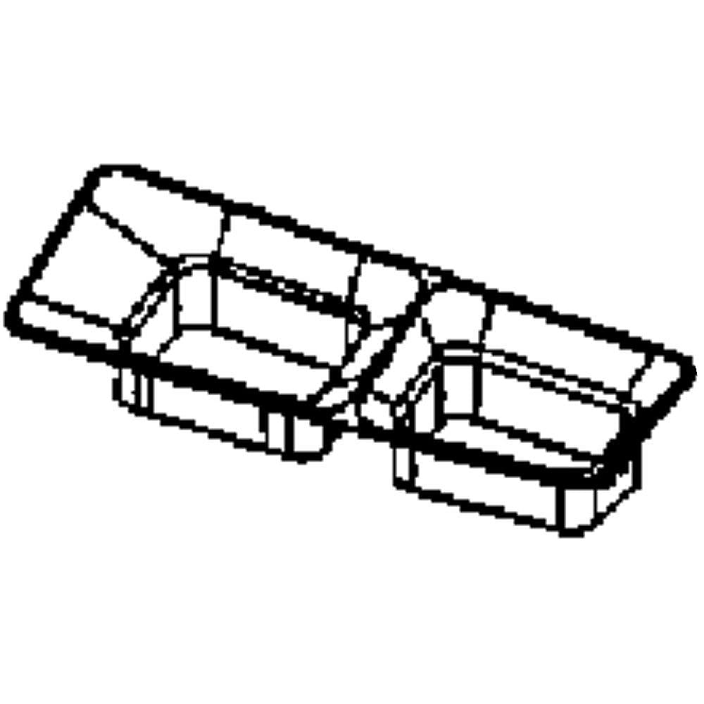 Photo of Samsung Part #dc63-02013A, Cover Rins | 8.27 x 2.95 x 1.18 from Repair Parts Direct