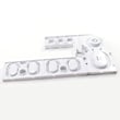 Laundry Appliance Push Button for Samsung WF219ANW/XAA-01 - Part DC64-01623A