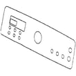 Panel Inlay for Samsung DV5471AGW/XAA-01 - Part DC64-02730F