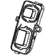 Push Button for Samsung WF457ARGSGR/A2-00 - Part DC64-02803A
