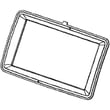 Decoration for Samsung DV457EVGSGR/AA-01 - Part DC64-02806A