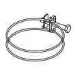 Clamper Hose-joint for Samsung WF45B6300AC/US-00 - Part DC65-00014E
