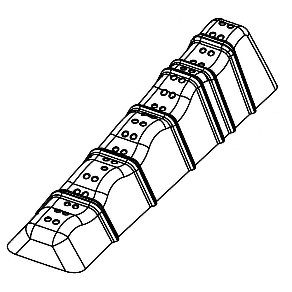 Part #dc66-00508A, Washer Baffle / 14.65 x 4.80 x 3.46