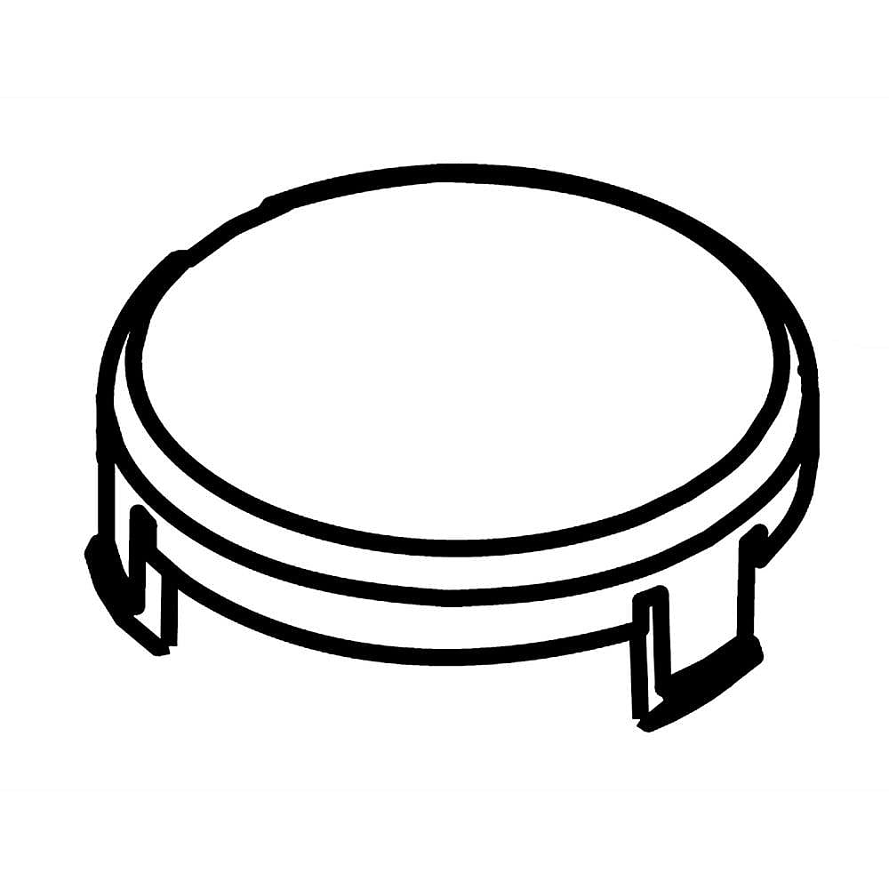 Part #dc66-00887A, Washer Washplate Cap / 1.97 x 1.97 x 0.20
