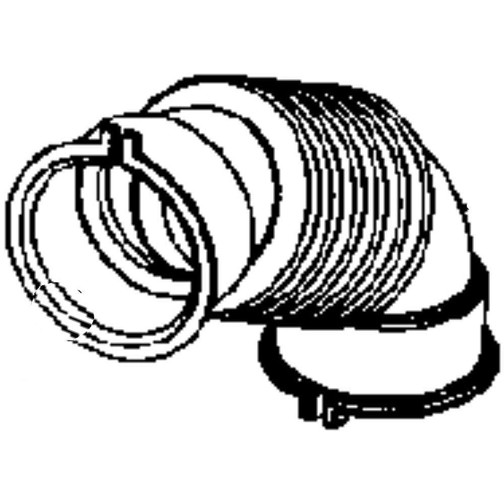 Part #dc67-00074A, Washer Dispenser Hose / 9.84 x 4.53 x 3.54