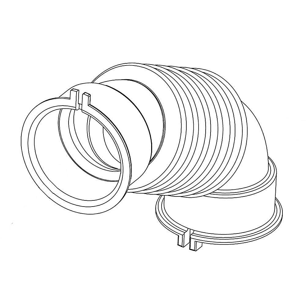 Part #dc67-00467A, Washer Dispenser Hose / 5.71 x 5.12 x 1.97