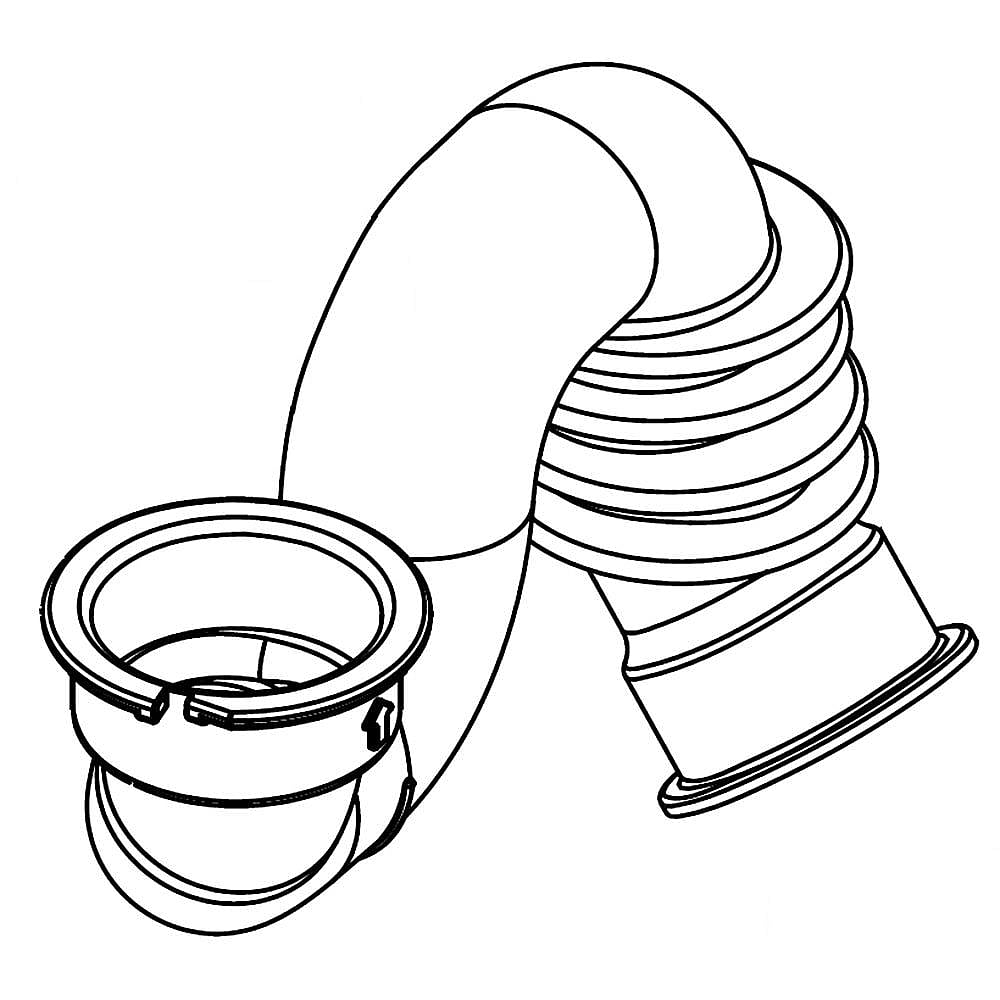 Part #dc67-00878A, Washer Dispenser Hose / 11.02 x 8.66 x 1.50