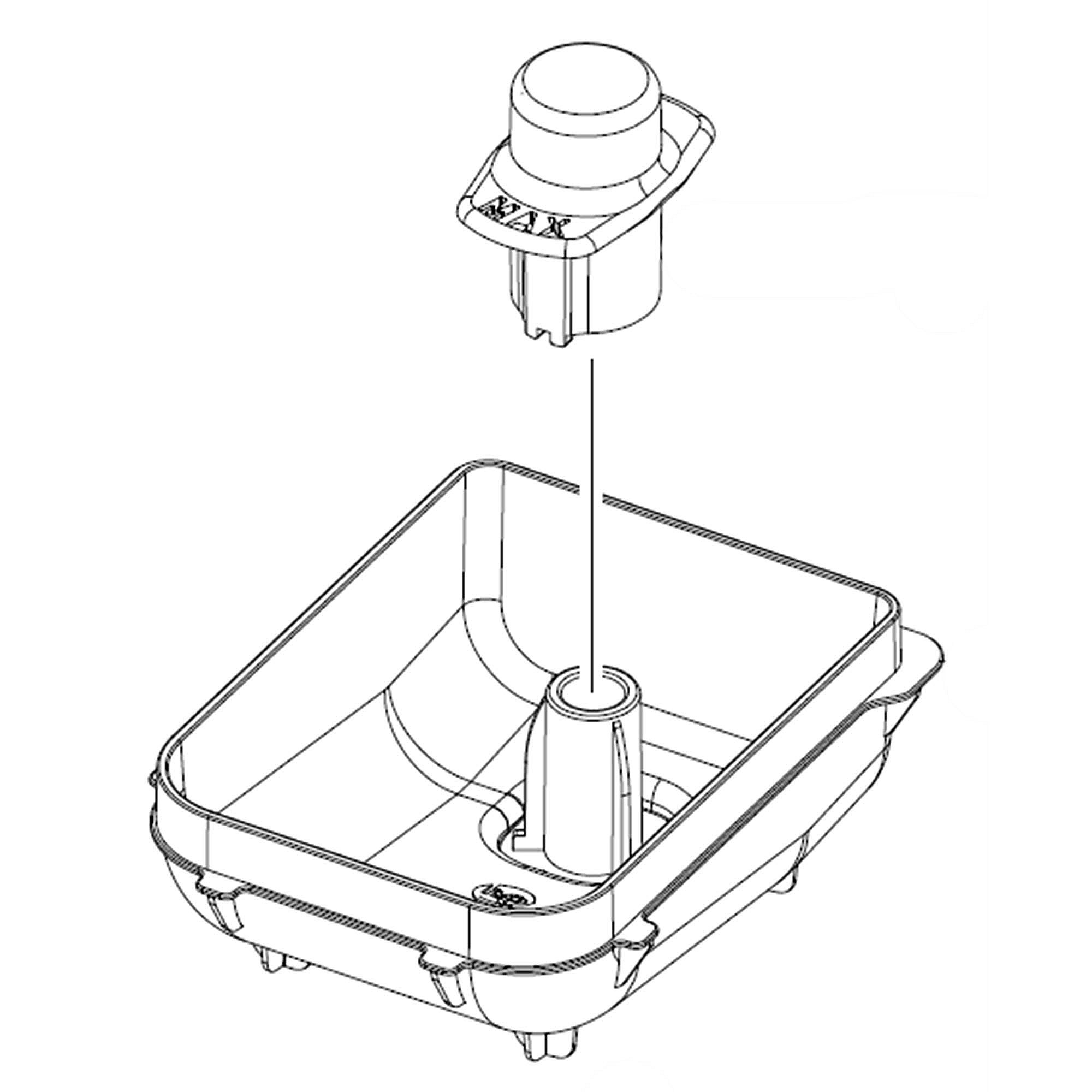 Part #dc67-01060A, Cap Drawer