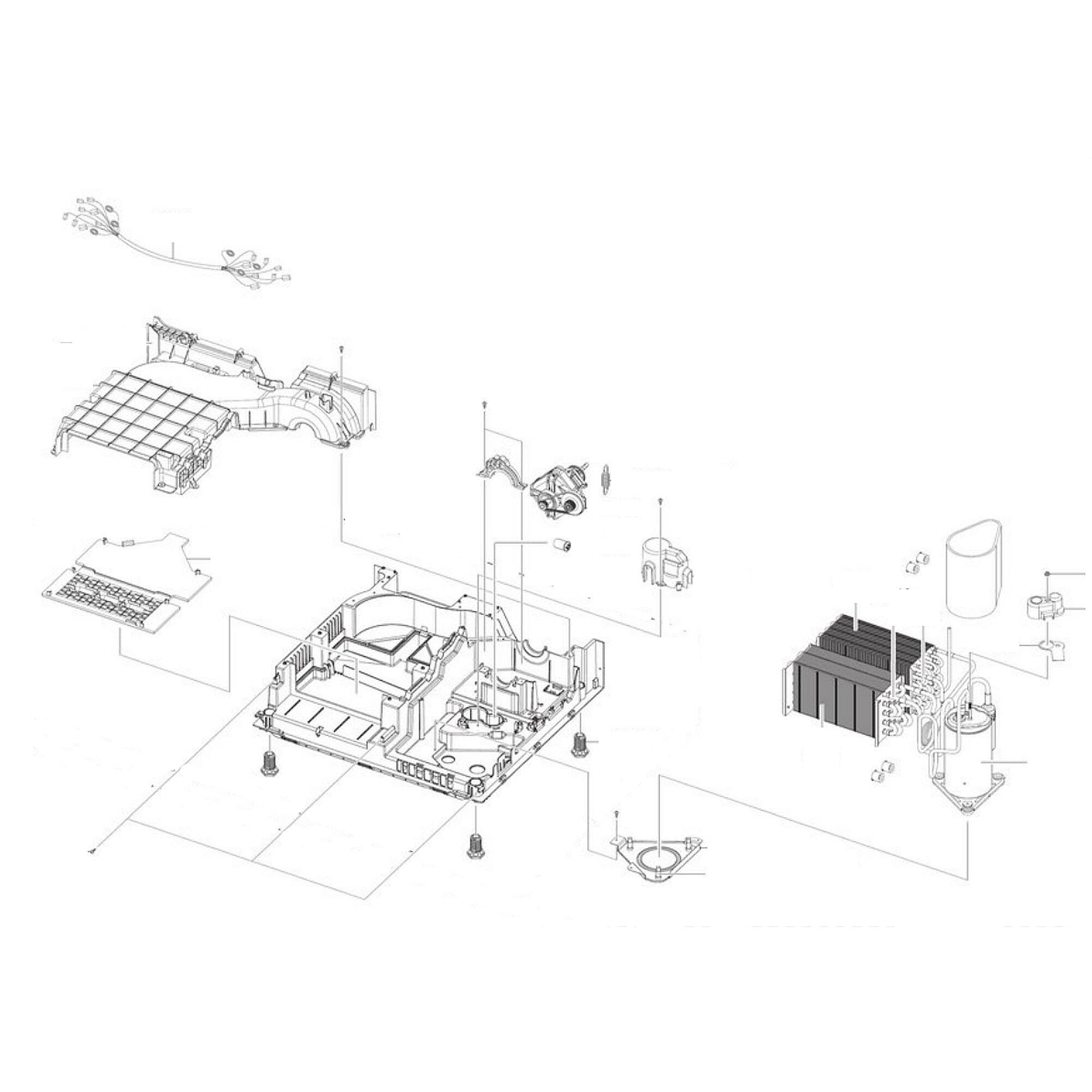 Part #dc90-24932K, Samsung Dryer Condenser Assembly