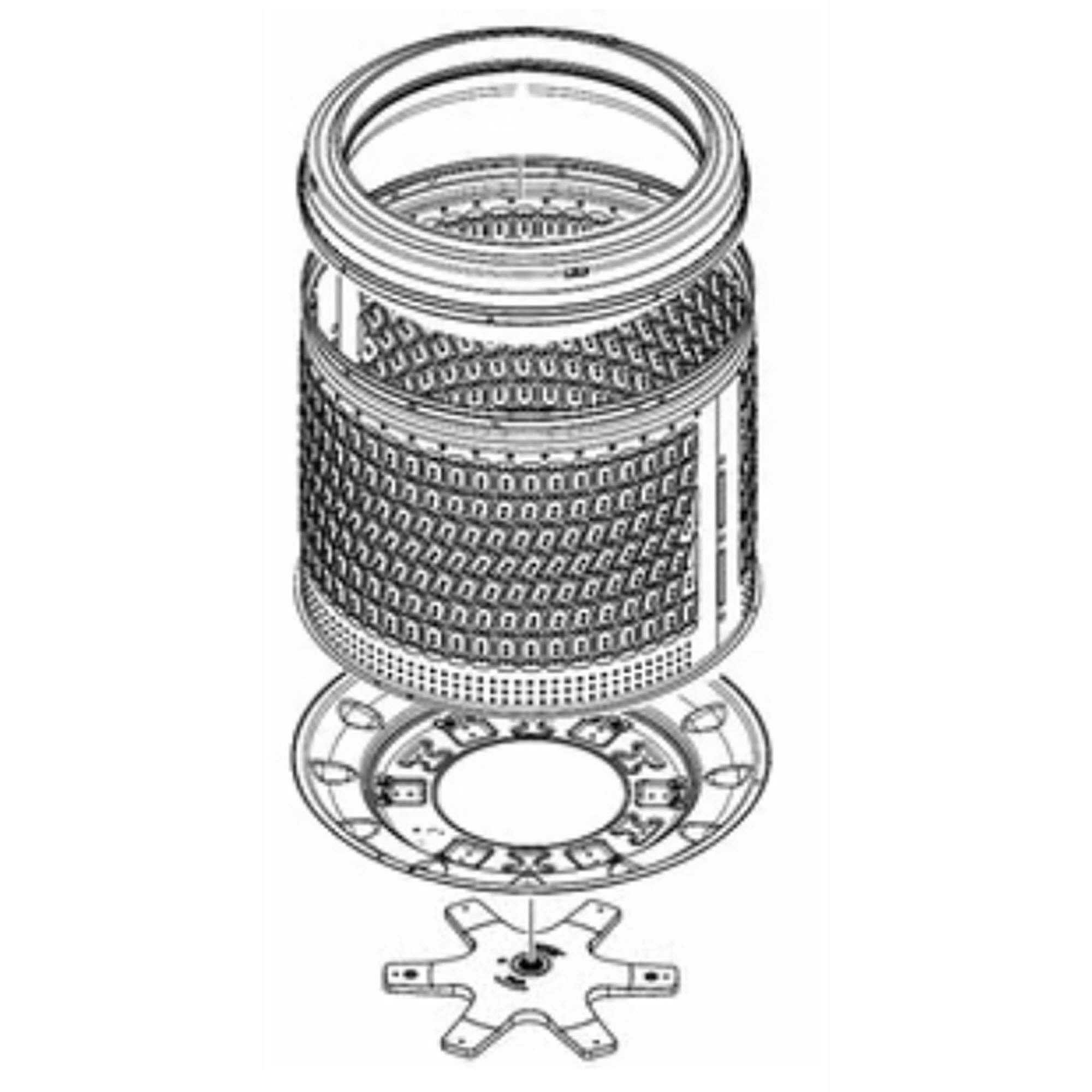 Part #dc90-27205A, Assy Basket Spin Parts / 30.00 x 30.00 x 30.00