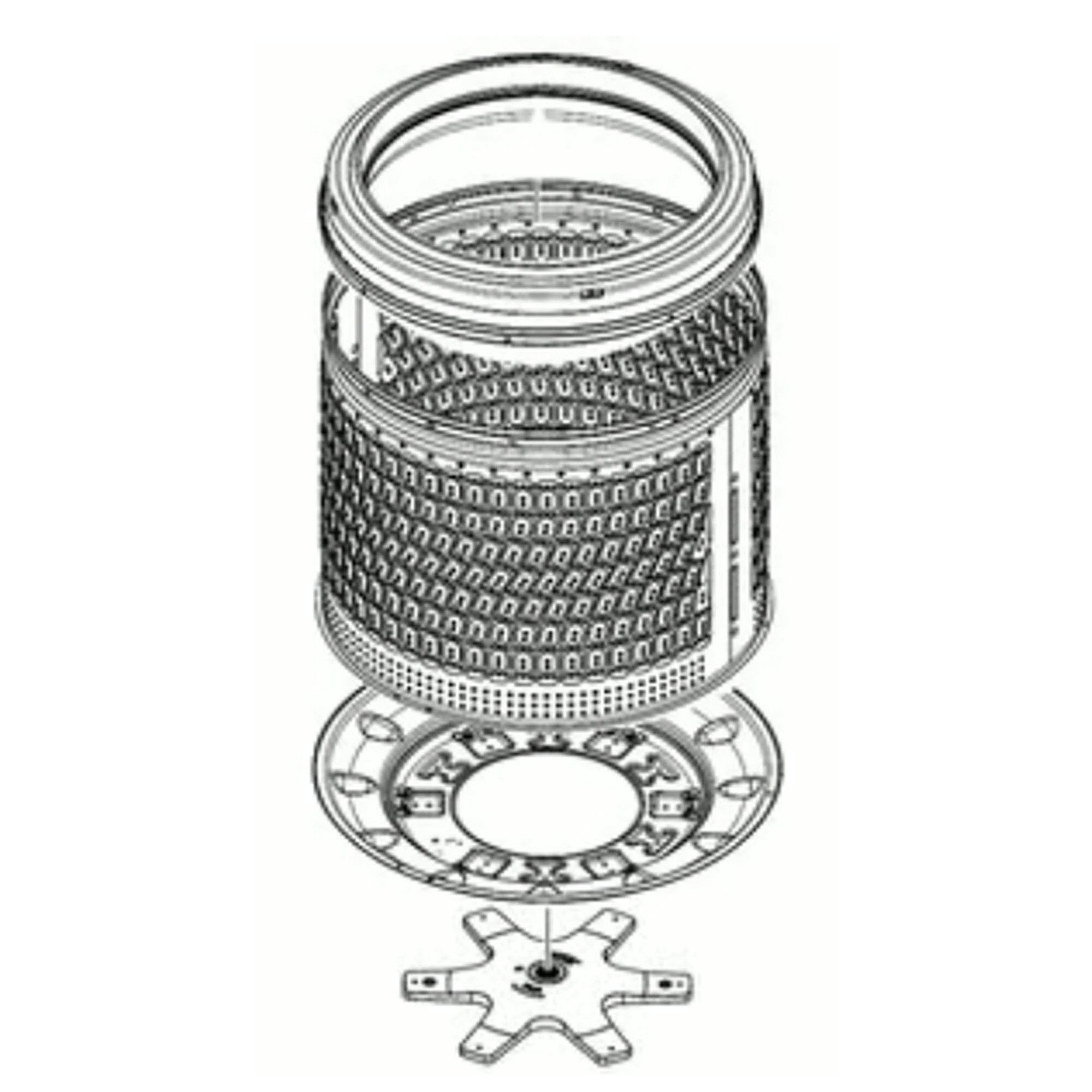 Part #dc90-27205D, Assy Basket Spin Parts / 26.00 x 26.00 x 30.00