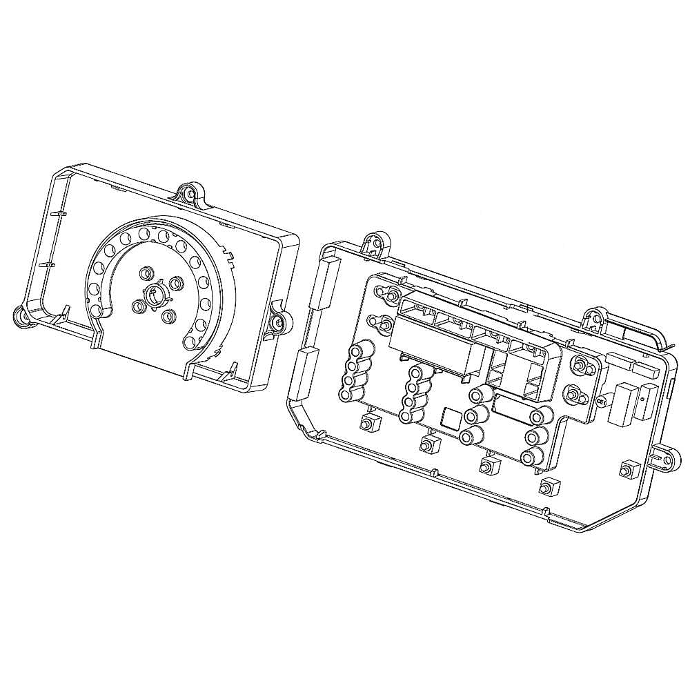 Samsung Part #dc92-00773N, Washer User Interface Assembly | 6.14 x 16.38 x 4.65