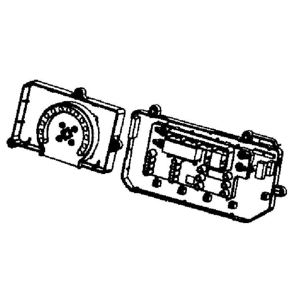 Photo of Samsung Part #dc92-00774N, Dryer User Interface | 6.06 x 15.98 x 4.65 from Repair Parts Direct