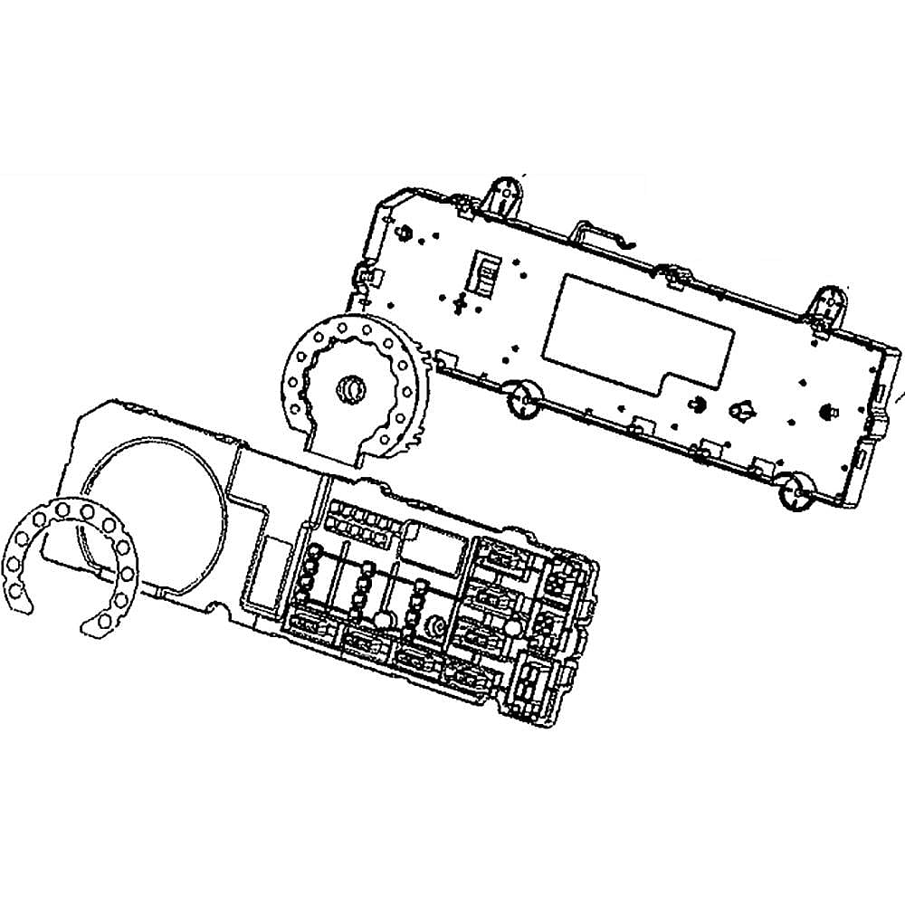 Part #dc92-01309M, Dryer User Interface Assembly / 18.11 x 5.91 x 2.76