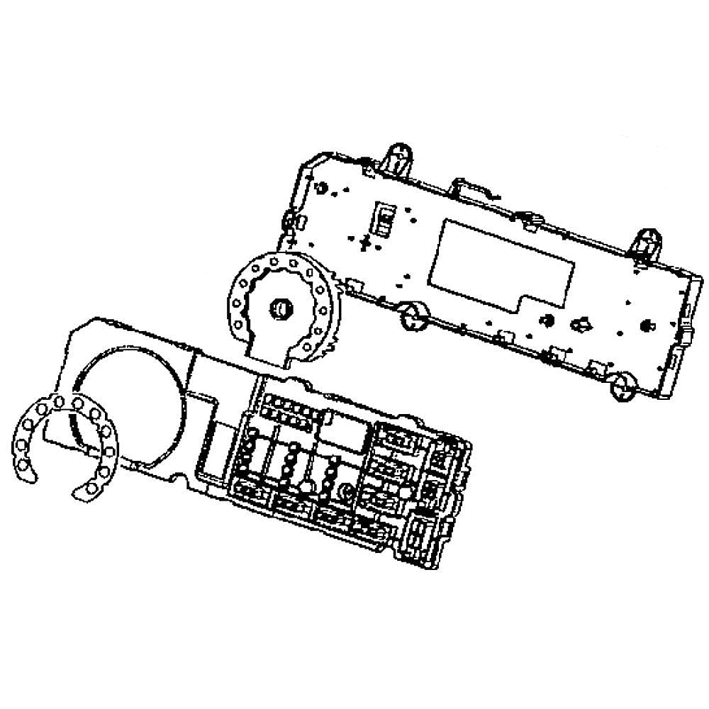 Part #dc92-01309N, Dryer User Interface Assembly / 18.50 x 5.98 x 2.99