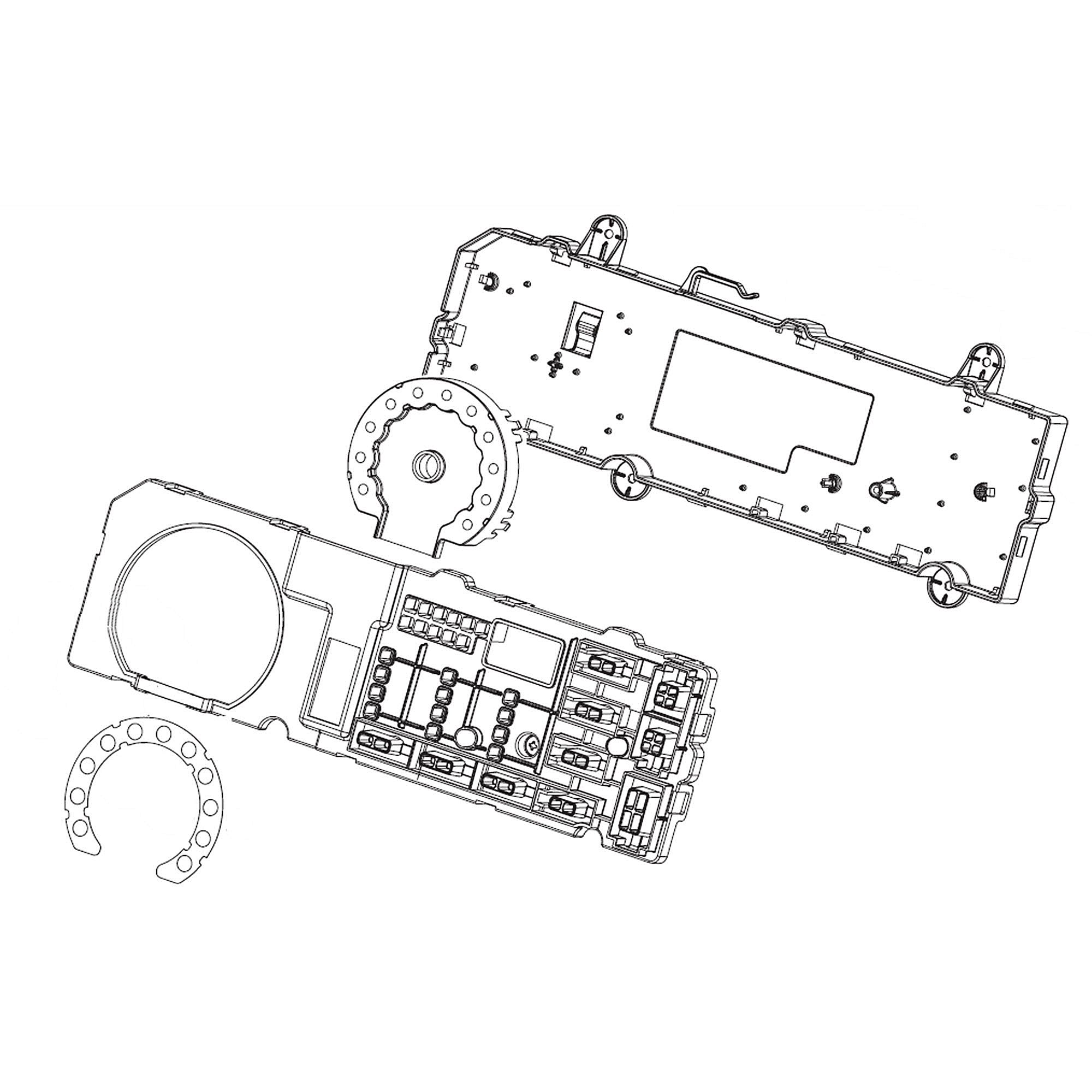 Part #dc92-01736B, Samsung Assy Pcb Display