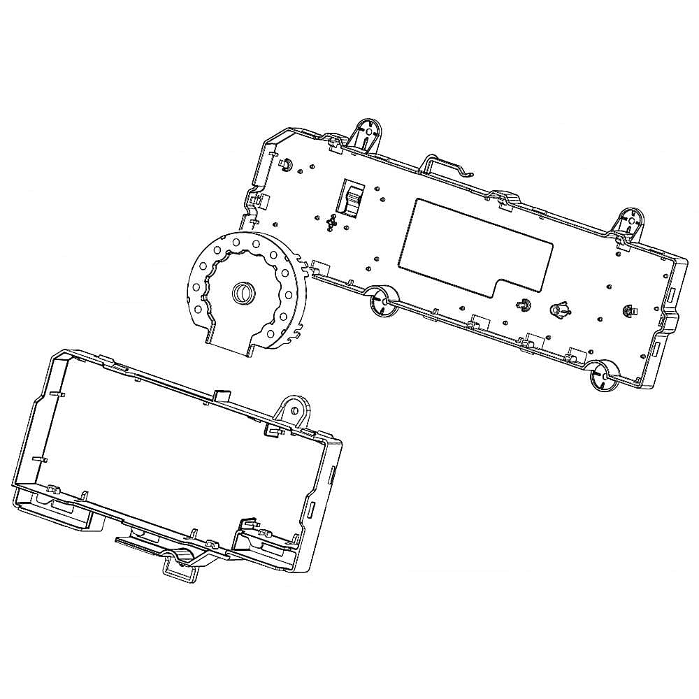 Part #dc92-01737A, Washer Electronic Control Board Assembly / 18.27 x 7.87 x 3.39