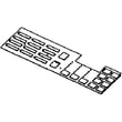 Washer User Interface for Samsung WA50K8600AV/AA-00 - Part DC92-01863A