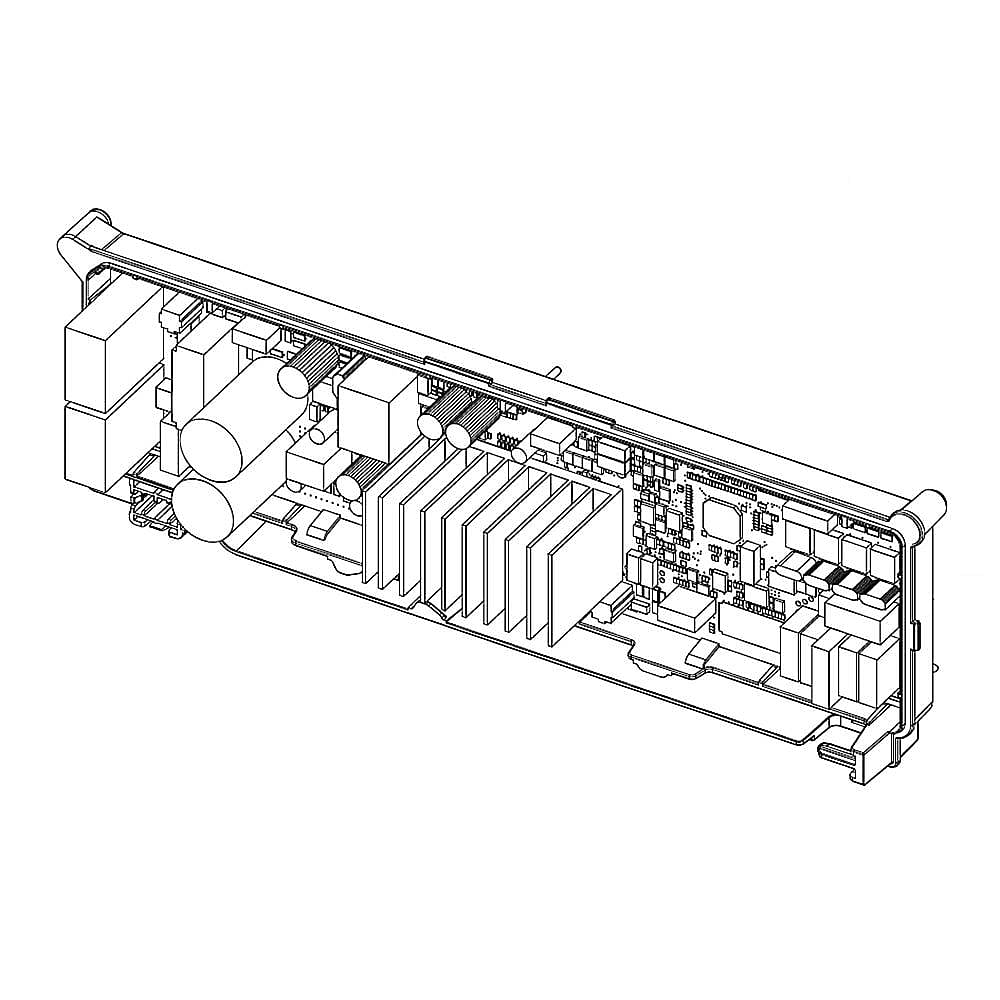 Part #dc92-02388A, Samsung Washer Electronic Control Board / 14.17 x 7.09 x 3.94