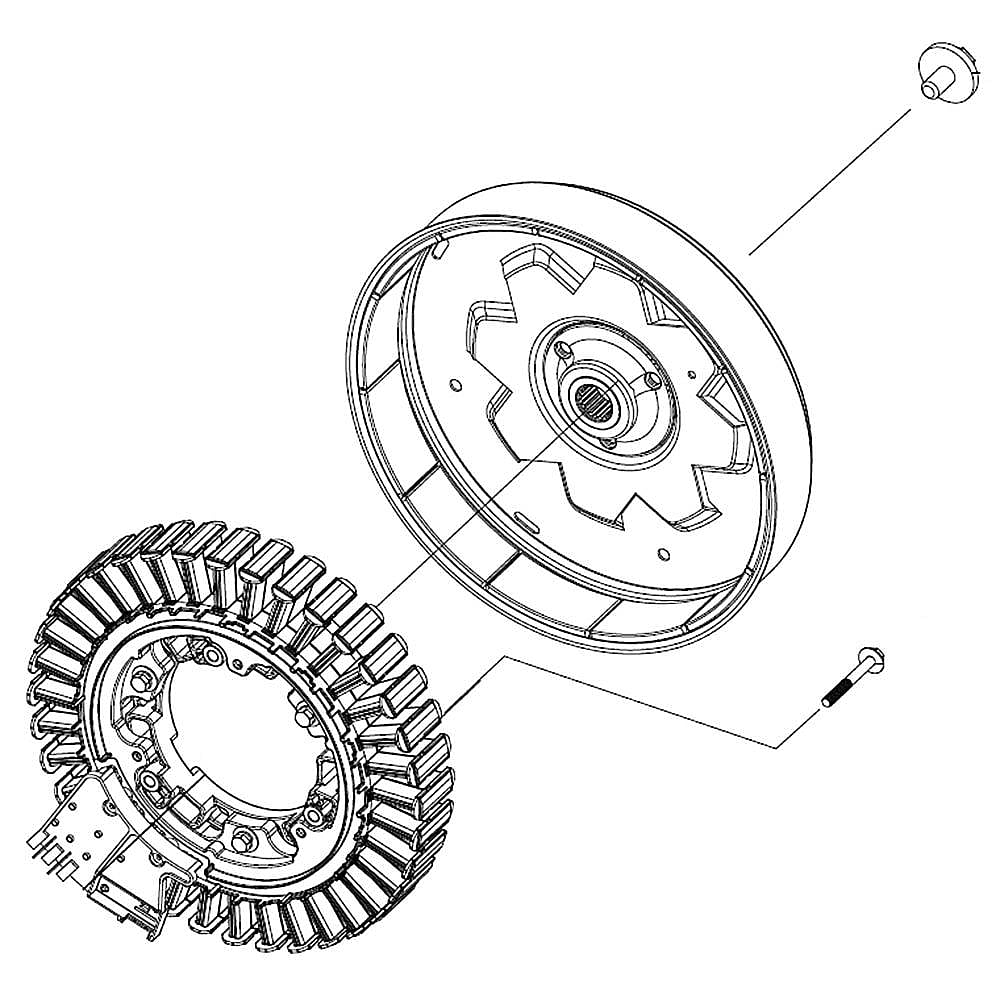 Samsung Part #dc93-00168J, Assy Dd Bldc Motor