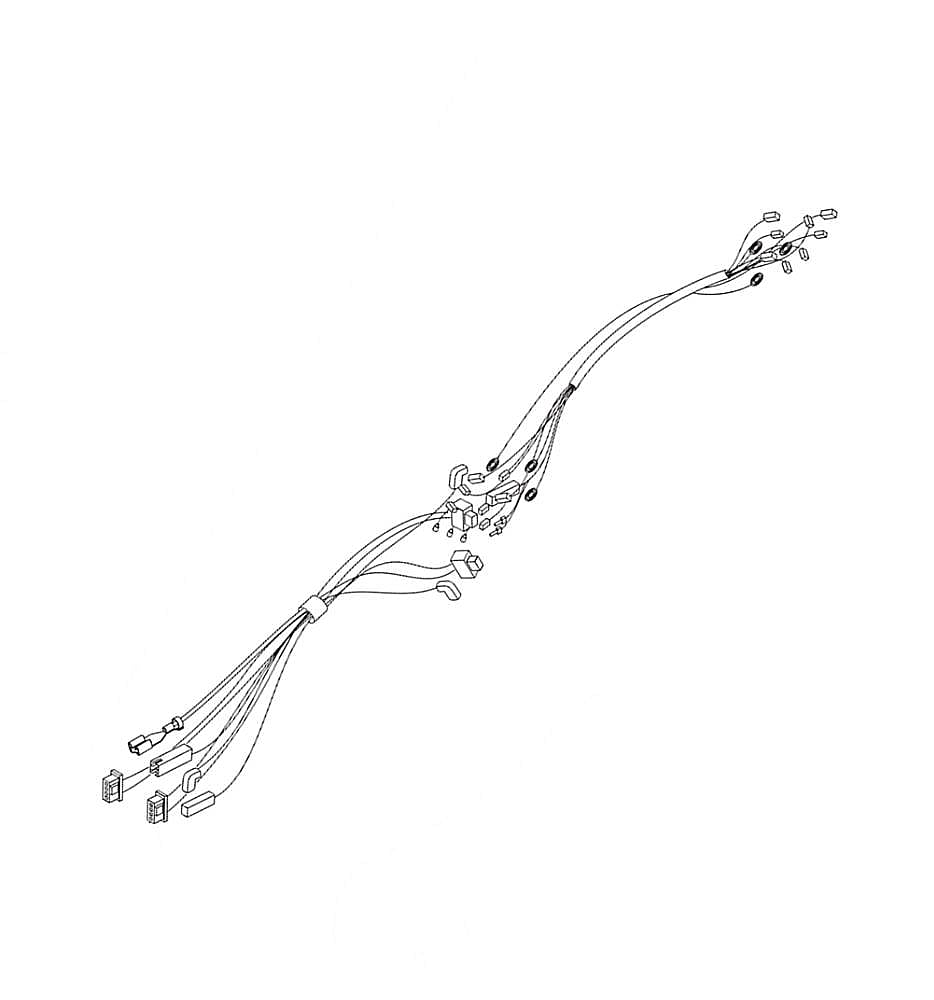 Samsung Part #dc93-00466B, Dryer Wire Harness | 9.84 x 3.54 x 0.87