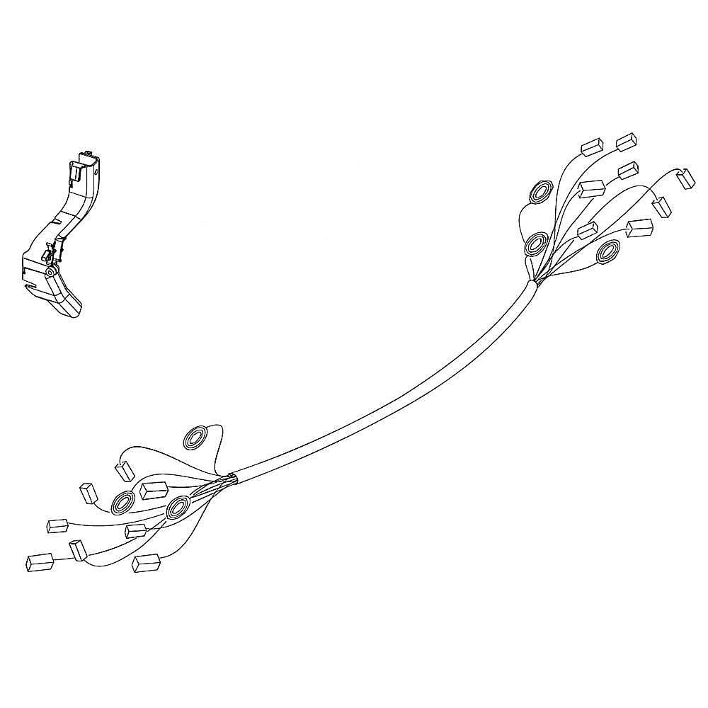 Part #dc93-00808B, Washer Wire Harness