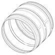 Dryer Drum Assembly for Samsung DV331AEW/XAA-00 - Part DC97-07520F
