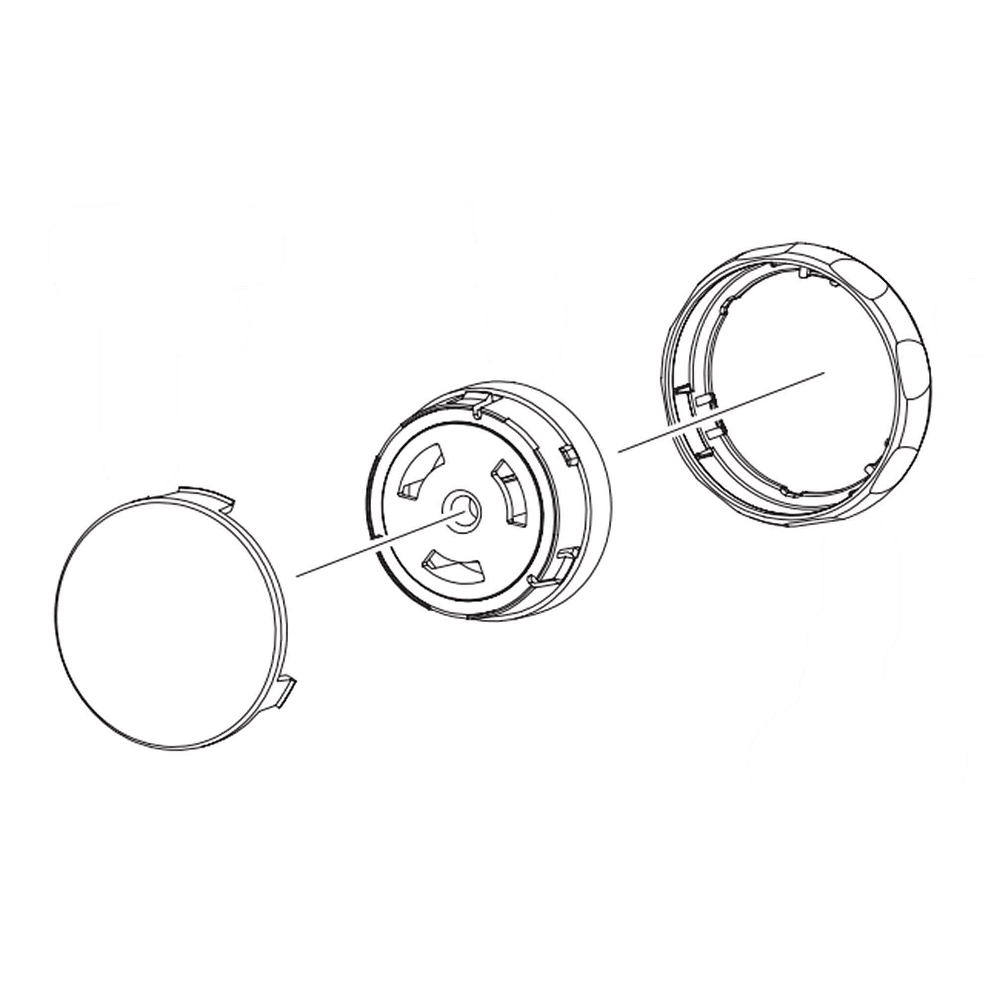 Samsung Part #dc97-14447Q, Washer Knob Assembly