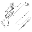 Washer Dispenser Housing Assembly for Samsung WF438AAR/XAA - Part DC97-14522B