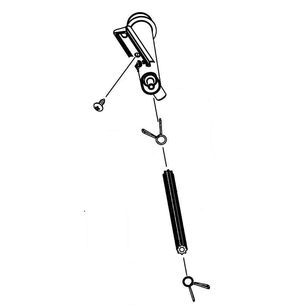 Part #dc97-14545M, Washer Water-Level Pressure Switch Hose / 1.18 x 1.18 x 7.09