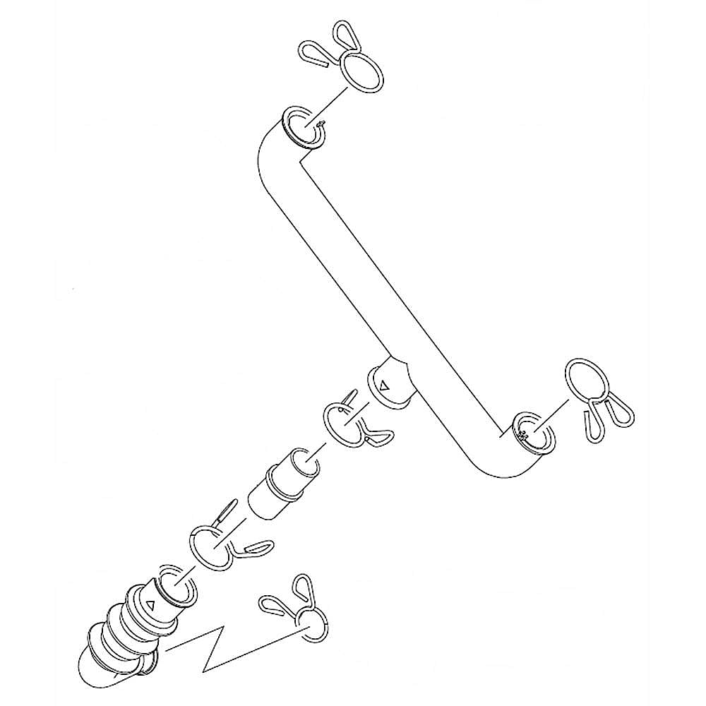Part #dc97-15314B, Air Hose