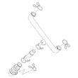 Air Hose for Samsung WF431ABW/XAA-00 - Part DC97-15314B