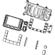Button Assembly for Samsung WF419AAU/XAA-00 - Part DC97-15595D