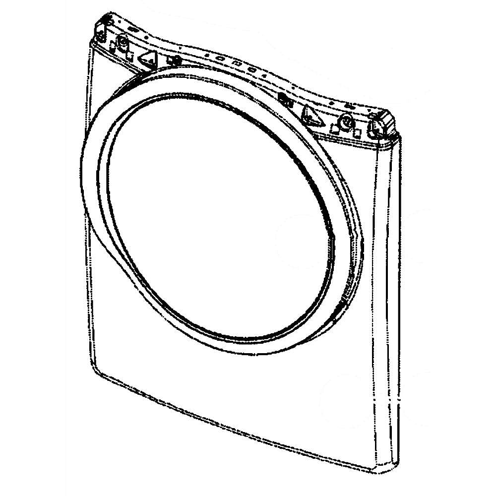 Part #dc97-15979G, Dryer Front Panel And Door Assembly