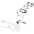 Dryer Control Panel Assembly for Samsung DV331AER/XAA-01 - Part DC97-16063L