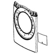 Frame Fron for Samsung DV511AGR/XAA - Part DC97-16403B