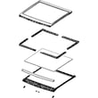Washer Lid Assembly for Samsung WA45H7200AW/A2-01 - Part DC97-16959N