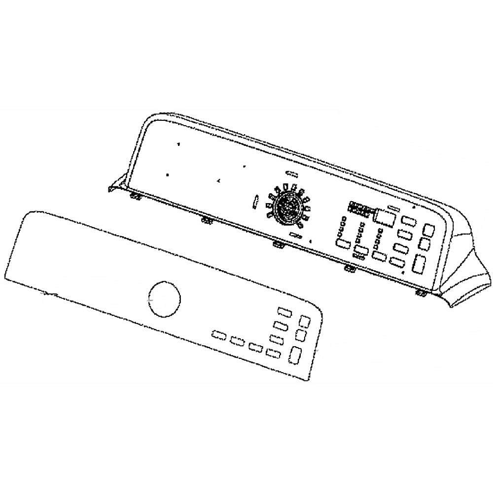 Samsung Part #dc97-16961C, Control Panel | 6.30 x 28.15 x 5.71