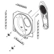 Dryer Drum Rear Cover for Samsung DV45H7200EW/A2-00 - Part DC97-17076A