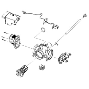 Washer Drain Pump Assembly DC97-17999L