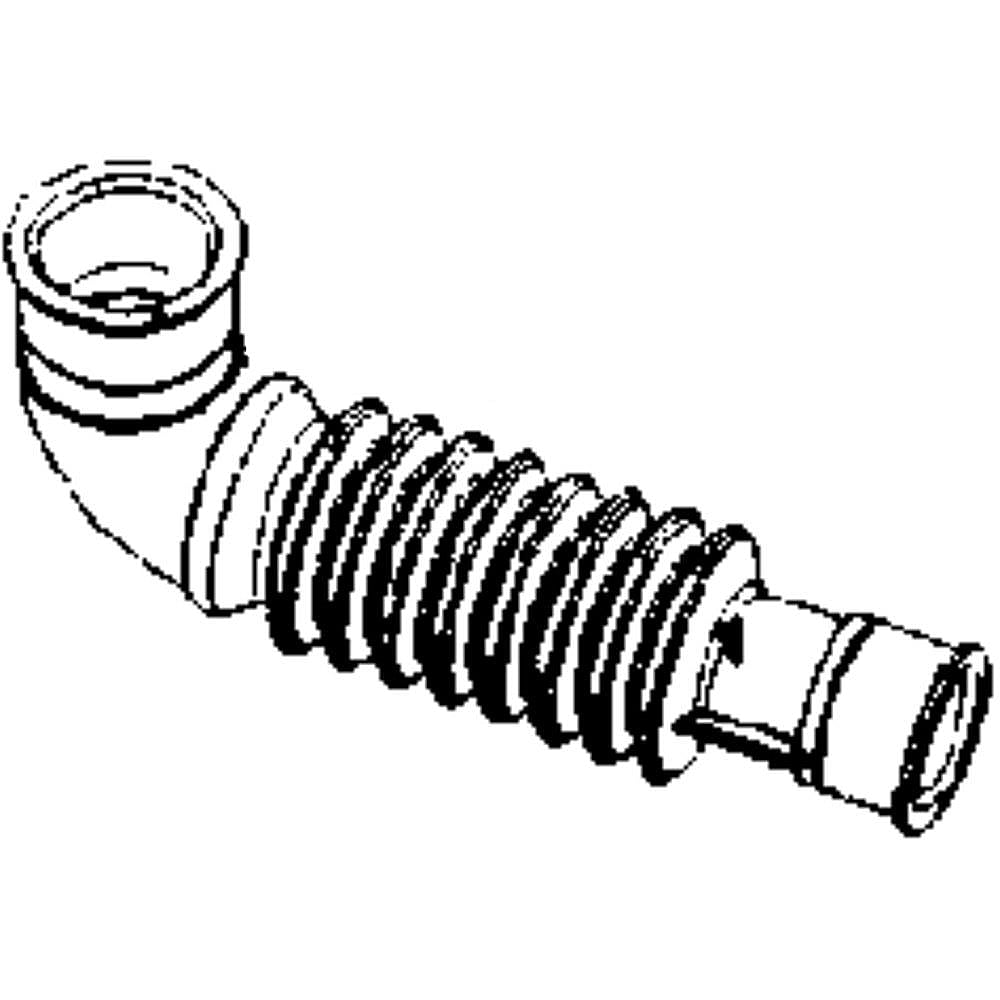 Part #dc97-18051A, Washer Tub-To-Pump Hose / 13.31 x 2.09 x 2.09