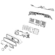 Washer Control Panel Assembly for Samsung WA56H9000AW/A2-00 - Part DC97-18055A