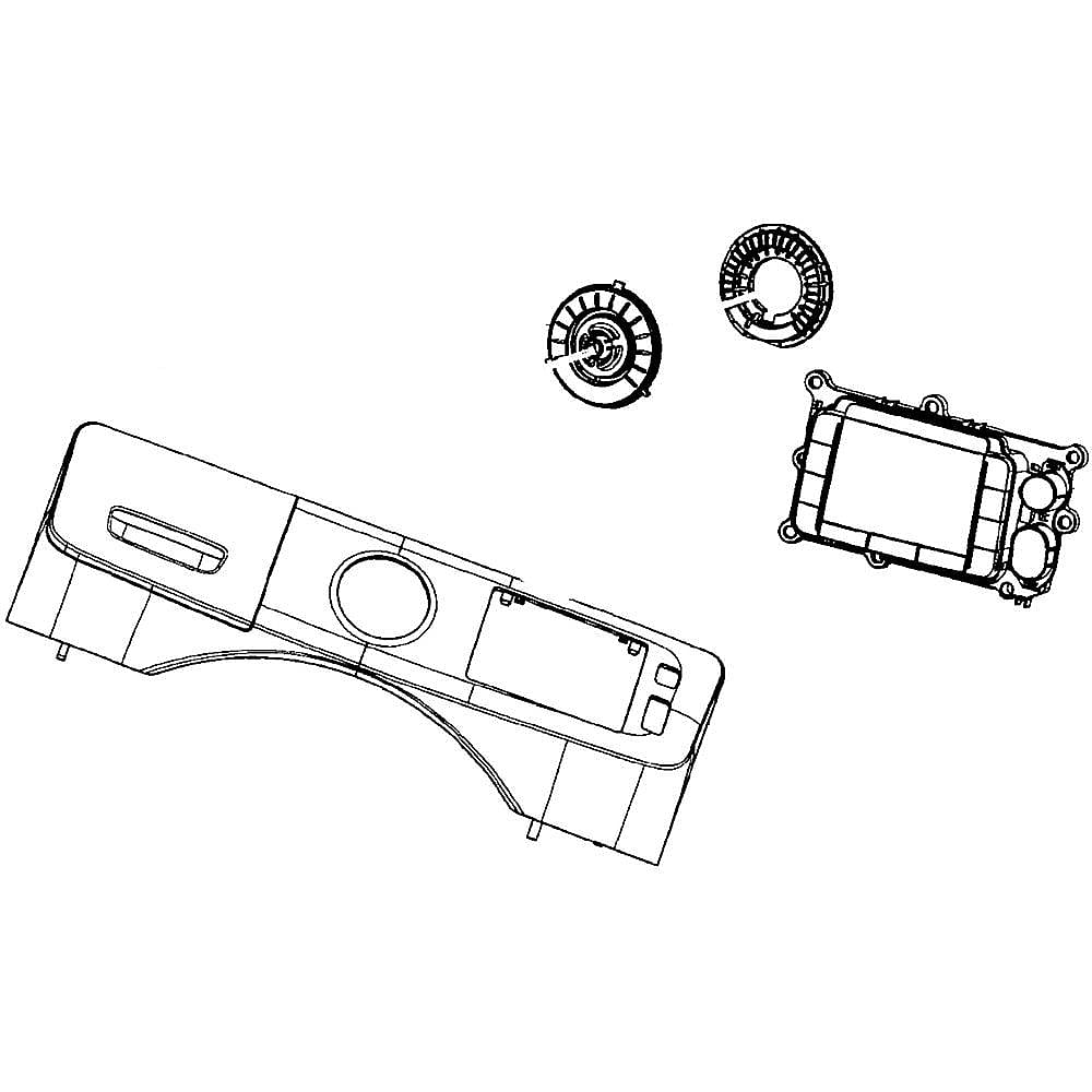 Part #dc97-18088E, Samsung Washer Control Panel
