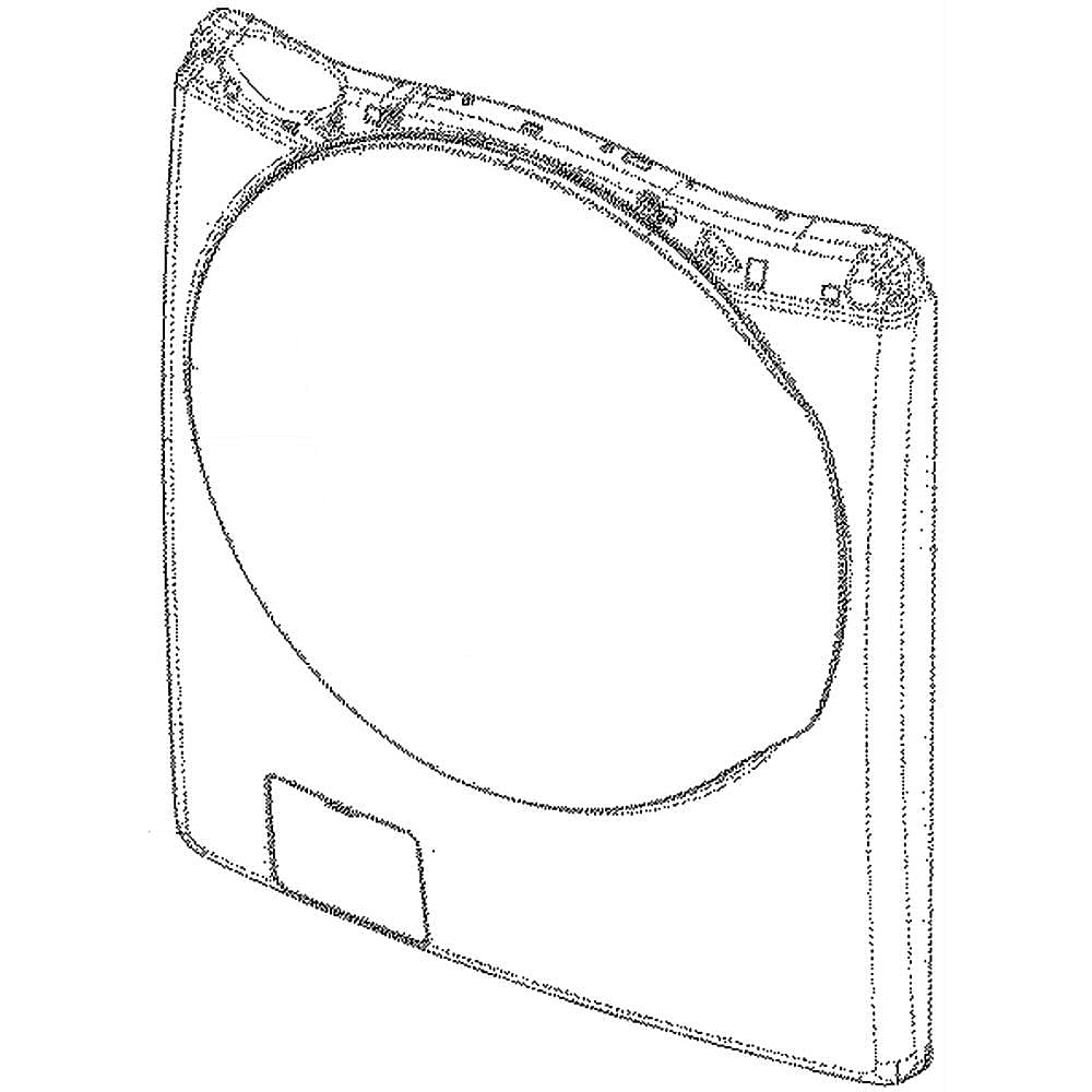 Part #dc97-18319N, Washer Front Panel Assembly