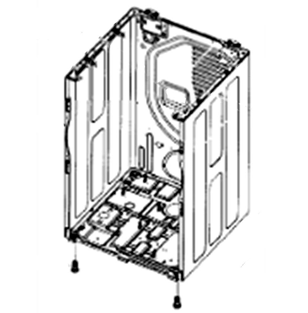 Part #dc97-18594K, Dryer Cabinet Assembly / 34.00 x 30.00 x 43.00
