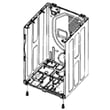 Dryer Cabinet Assembly for Samsung DV50K8600EW/A3-00 - Part DC97-18594K