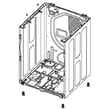 Frame Assembly for Samsung DV45H7000EW/A2-01 - Part DC97-18970A