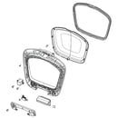 Washer AddWash Door Assembly