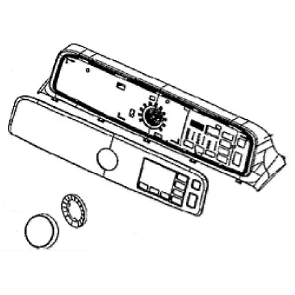 Part #dc97-19074A, Samsung Dryer Control Panel Assembly