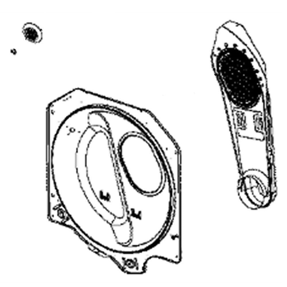 Samsung Part #dc97-19083A, Dryer Bulkhead
